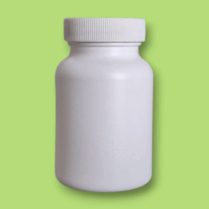 100 ml-es hengeres HDPE "POR" Flakon